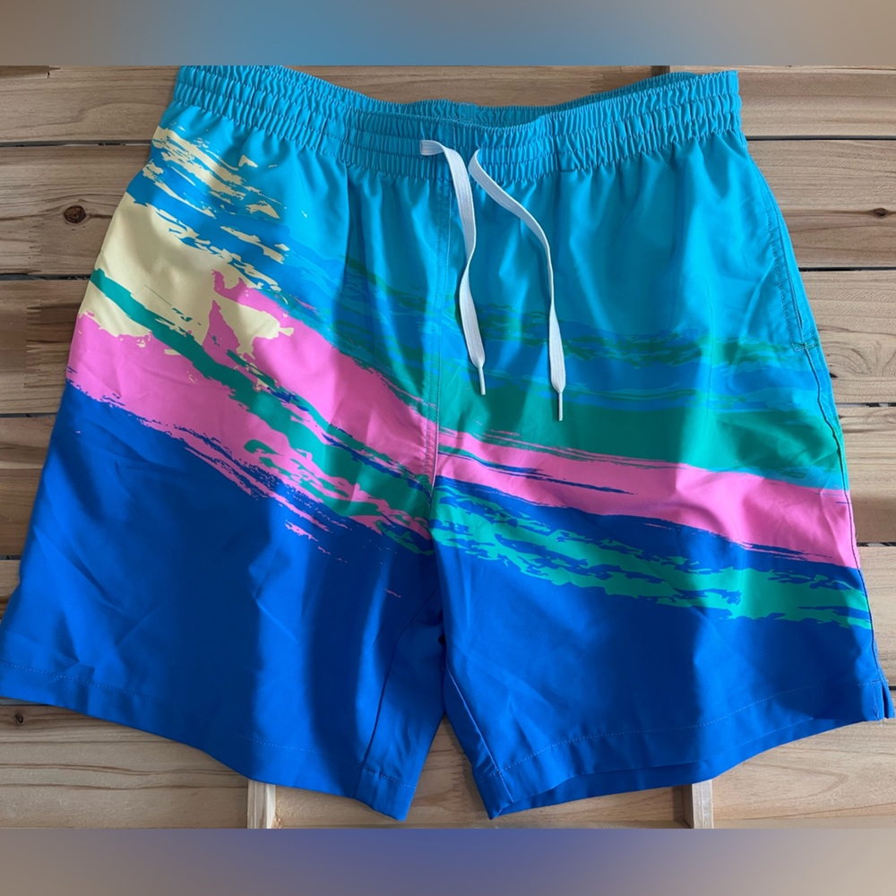 Chubbies Teal Swim Shorts